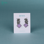 Lavender Leaf Geometry Drops