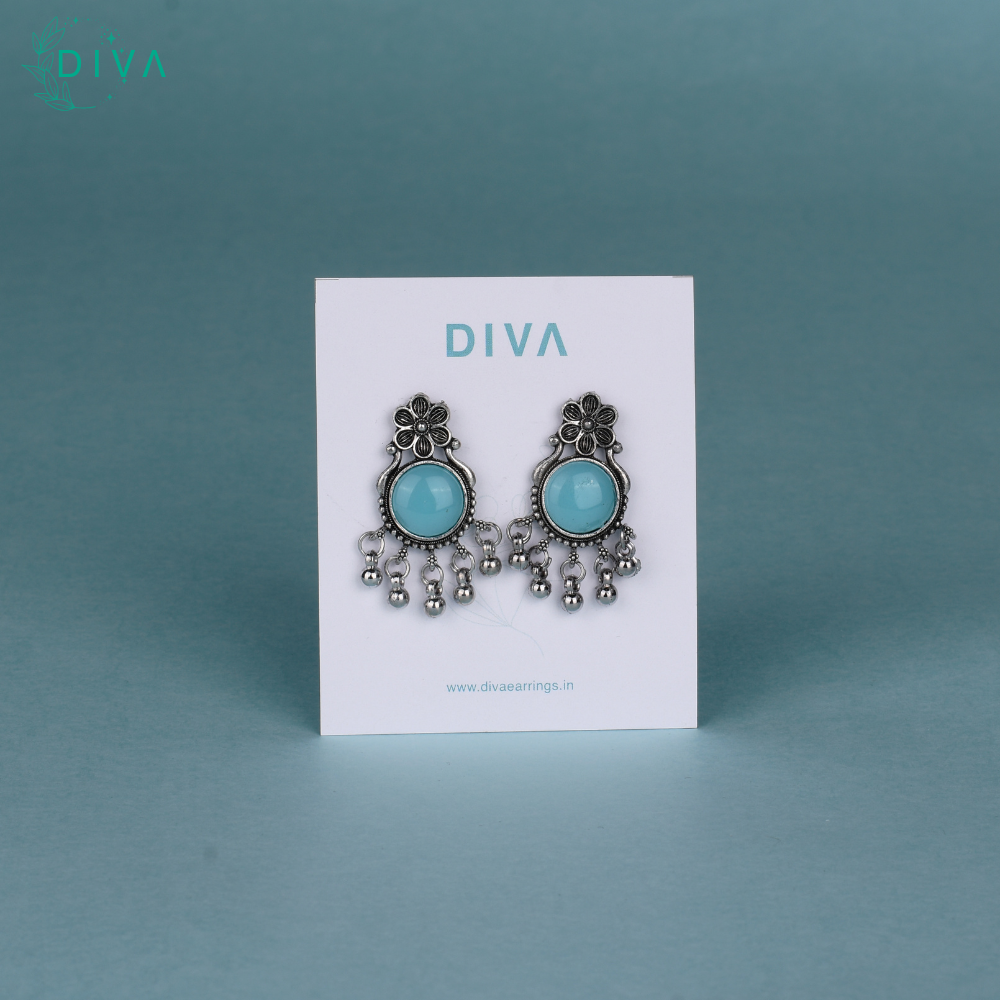 Turquoise Blossom Drops