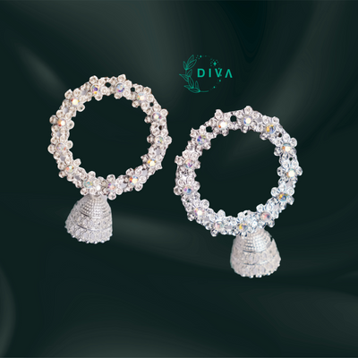 Celestial Hoop Jhumka Earrings