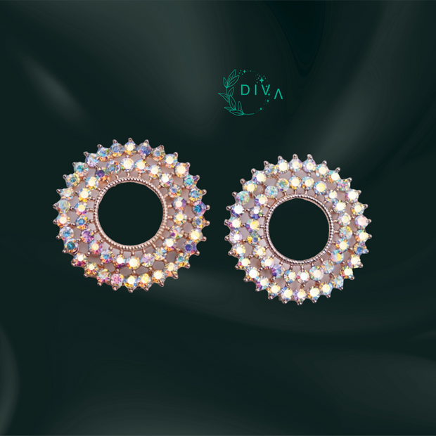 Aurora Radiance Crystal Studs