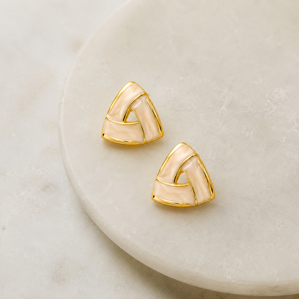 Golden Love Vault for Her - 12 Premium Earrings with Velvet Organizer