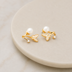 Golden Love Vault for Her - 12 Premium Earrings with Velvet Organizer