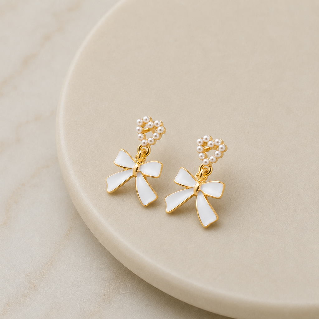 Golden Love Vault for Her - 12 Premium Earrings with Velvet Organizer