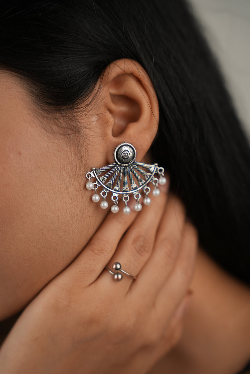 Antique Fan Jhumkis