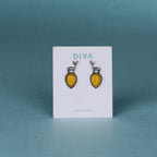 Yellow Deer Danglers
