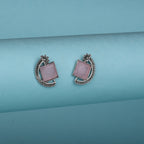 Blush Pink Stone Studs