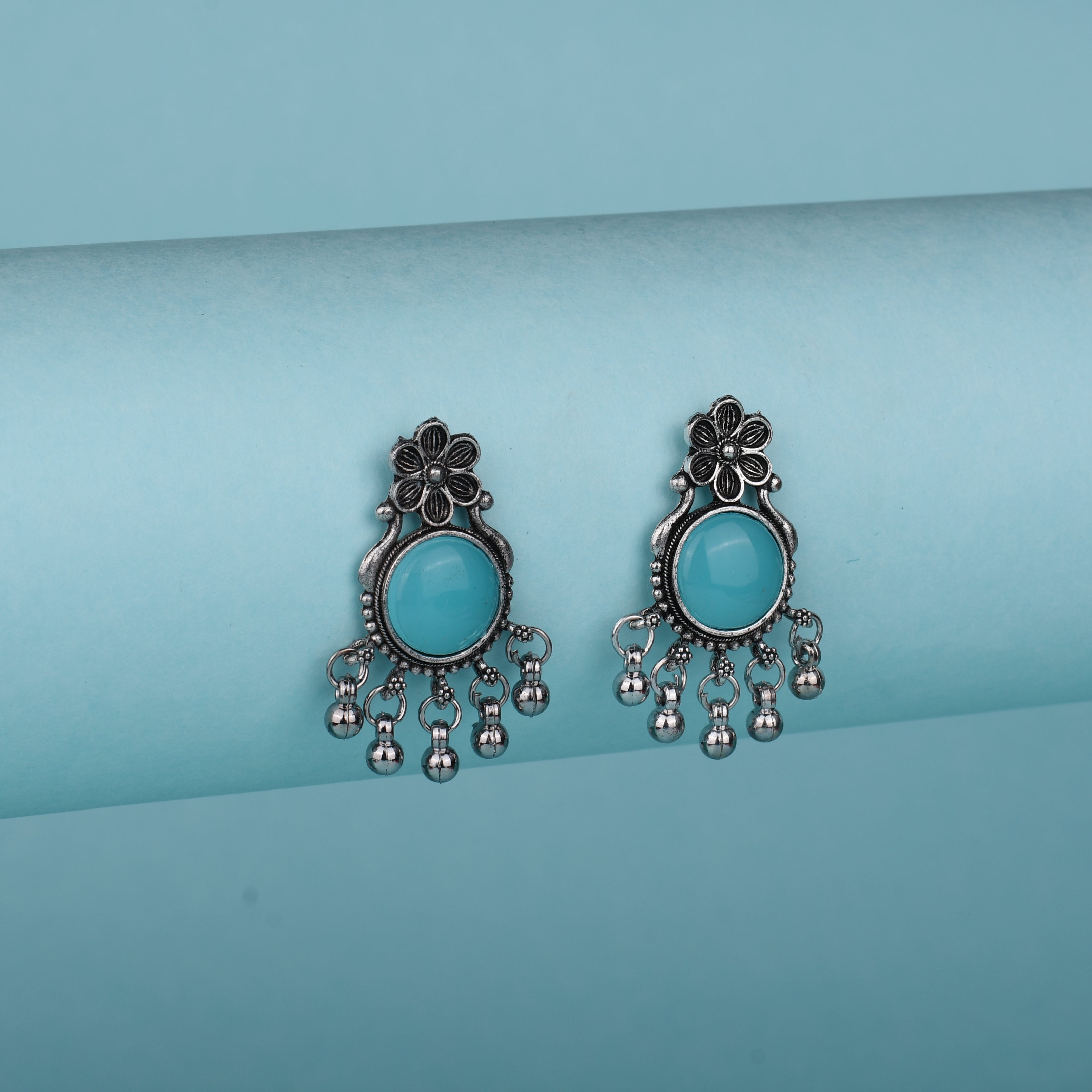 Turquoise Blossom Drops