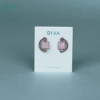 Blush Pink Stone Studs