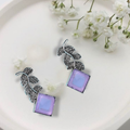 Lavender Leaf Geometry Drops
