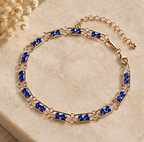 Sapphire Link Bracelet