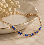 Sapphire Link Bracelet