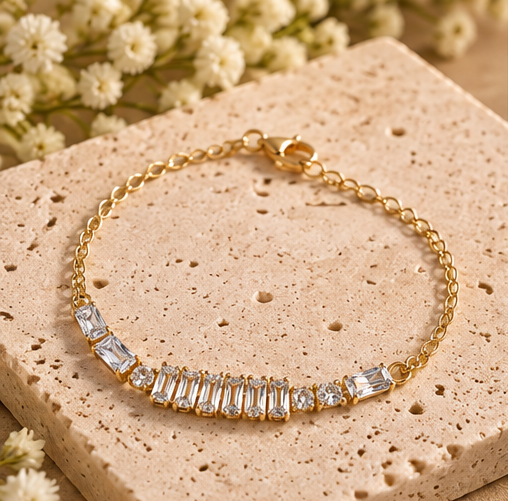 Baguette Tennis Bracelet