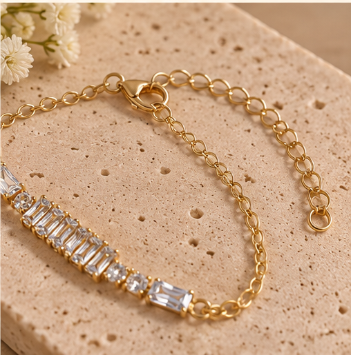 Baguette Tennis Bracelet