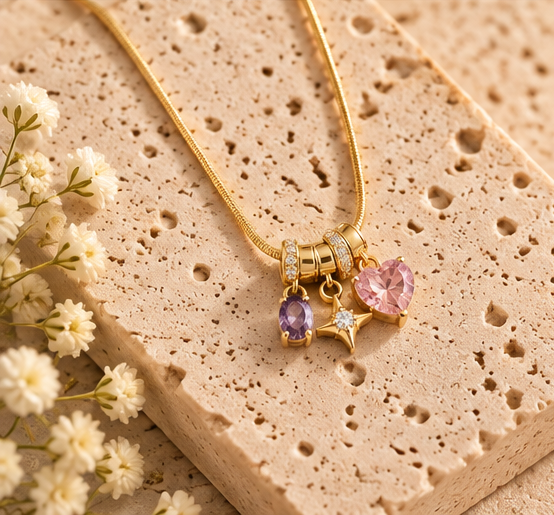 Amora Charm Necklace